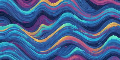 The primary subject of the image is a colorful, abstract design featuring a mix of blue, yellow, and purple hues. The setting is a blue and purple background, which complements the vibrant colors of the design. The visual style appears to be a combination of digital art and illustration, creating a unique and eye-catching pattern. The overall atmosphere is lively and energetic, with the colors and design elements working together to create a captivating and dynamic image.