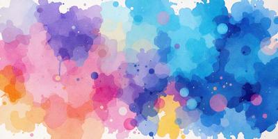 The primary subject of the image is a colorful, abstract painting featuring a mix of blue, yellow, and pink colors. The setting is a white background, which provides a clean and minimalist appearance. The visual style is a combination of digital art and illustration, creating a unique and vibrant artwork. The dominant colors and overall atmosphere of the painting are energetic, lively, and full of life.