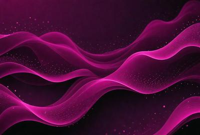 The primary subject of the image is a pink wave, which appears to be a digital art or illustration. The wave is set against a purple background, creating a visually striking scene. The visual style of the image suggests that it is a digital art or illustration, rather than a photo or a traditional drawing. The dominant colors in the image are pink and purple, creating a vibrant and lively atmosphere.
