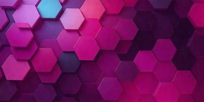 The primary subject of the image is a purple and pink geometric pattern. The setting is a wall, and the visual style is a digital art or illustration. The dominant colors are purple and pink, creating a vibrant and lively atmosphere.