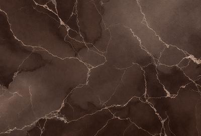 The image features a close-up of a marble wall with a brown and white color scheme. The marble wall has a textured and rough appearance, giving it a natural and earthy feel. The primary subject of the image is the marble wall, which serves as the main focus of the scene. The setting is indoors, likely in a building or a room with a similar design. The visual style of the image is a close-up, which emphasizes the details and texture of the marble wall. The colors and mood of the image are warm and natural, with the brown and white tones creating a sense of depth and richness.