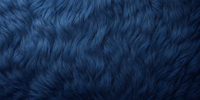 The primary subject of the image is a blue, furry texture. The setting is a blue background, and the visual style appears to be a digital art or illustration. The dominant colors are blue and purple, creating a calm and serene atmosphere.