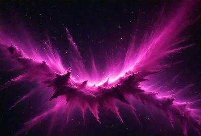 The primary subject of the image is a pink, purple, and white swirling pattern, which appears to be a digital art or illustration. The setting is a dark background, which contrasts with the vibrant colors of the swirling pattern. The visual style suggests that the image is a creative and artistic representation of a swirling motion. The colors and mood of the image are predominantly pink, purple, and white, creating a sense of movement and energy.