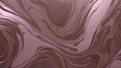 The primary subject of the image is a close-up of a brown, swirling pattern on a surface. The setting appears to be a room with a pink wall, and the visual style is a combination of a photo and a digital artwork. The dominant colors in the image are brown and pink, creating a warm and inviting atmosphere.