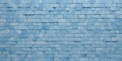 The primary subject of the image is a blue brick wall. The setting is a room with a blue brick wall as the main focus. The visual style is a photo, and the dominant colors are blue and white. The overall atmosphere is calm and serene.