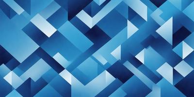 The primary subject of the image is a blue and white geometric pattern. The setting is a blue background, and the visual style is a digital art or illustration. The dominant colors are blue and white, creating a calm and soothing atmosphere.