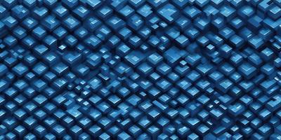 The primary subject of the image is a blue, square-shaped pattern. The setting is a blue background, and the visual style appears to be a digital art or illustration. The dominant colors are blue and white, creating a calm and soothing atmosphere.