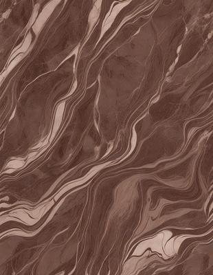 The primary subject of the image is a marble-like pattern, which is the main focus of the image. The setting is a brown surface, possibly a marble countertop or a wall. The visual style is a close-up of the marble pattern, showcasing its intricate details. The colors and mood of the image are warm and earthy, with the brown marble pattern creating a sense of natural beauty.