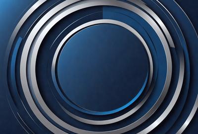 The primary subject of the image is a large, round, blue circle. The setting is a dark blue background, which contrasts with the bright blue circle. The visual style is a combination of a photo and a digital art, creating a unique and eye-catching design. The colors and mood of the image are predominantly dark and moody, with the blue circle standing out as the focal point.