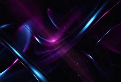 The primary subject of the image is a purple and blue swirl pattern. The setting is a dark background, which contrasts with the vibrant colors of the swirl pattern. The visual style appears to be a digital art or illustration, as the swirl pattern is intricately detailed and the colors are rich and saturated. The overall atmosphere of the image is dynamic and visually appealing, with the swirl pattern capturing the viewer's attention.