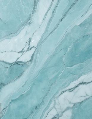 The image features a marble-like surface with a blue and white color scheme. The primary subject is a close-up of the marble, showcasing its intricate patterns and textures. The setting is a natural environment, possibly a stone or marble quarry. The visual style is a realistic representation of the marble, capturing its unique characteristics. The colors and mood of the image are serene and elegant, reflecting the beauty of the marble and its natural surroundings.