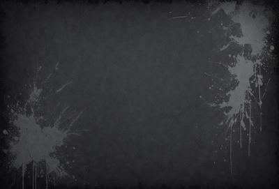 The primary subject of the image is a black background with a few white splatters. The setting is a dark room, and the visual style appears to be a combination of a photo and a digital art or illustration. The colors are predominantly black and white, creating a moody atmosphere.