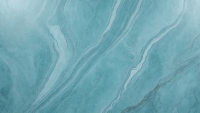 The primary subject of the image is a blue marble tile with a pattern of swirls and waves. The setting is a bathroom, as indicated by the presence of the blue marble tile. The visual style is a close-up of the tile, showcasing its intricate design. The dominant colors are blue and white, creating a calm and soothing atmosphere.