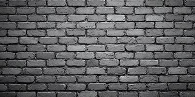 The primary subject of the image is a brick wall. The setting is a black and white photo, which gives the image a classic and timeless appearance. The visual style is a close-up of the brick wall, emphasizing its texture and details. The colors and mood of the image are predominantly black and white, creating a sense of depth and contrast.