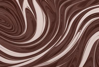 The primary subject of the image is a swirling pattern of brown and white colors, which creates a visually striking and dynamic scene. The setting is a brown and white striped surface, which adds to the overall visual style of the image. The visual style of the image is a combination of photo and digital art, as it appears to be a close-up of a swirling pattern, possibly a texture or a pattern. The colors and mood of the image are predominantly brown and white, with a sense of movement and flow, giving the impression of a swirling motion.