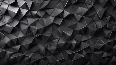 The primary subject of the image is a black and white geometric pattern. The setting is a black background, which contrasts with the pattern. The visual style is a combination of a photo and digital art, creating a unique and intricate design. The dominant colors are black and white, giving the image a classic and timeless appearance. The overall atmosphere is one of sophistication and elegance.