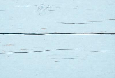 The primary subject of the image is a wooden wall with a blue color. The setting is a room with a blue wall, and the visual style is a photo. The dominant colors are blue and white, creating a calm and serene atmosphere.