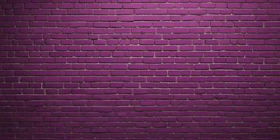 The primary subject of the image is a purple brick wall. The setting is a brick wall, and the visual style is a photo. The dominant colors are purple and pink, creating a warm and inviting atmosphere.