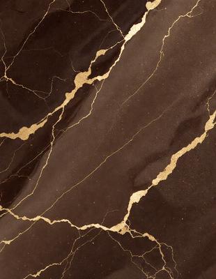 The primary subject of the image is a marble countertop with a gold-colored, textured surface. The setting is a kitchen or bathroom, as the countertop is a part of a counter. The visual style is a close-up of the marble countertop, showcasing its unique texture and gold-colored veins. The colors and mood of the image are warm and luxurious, with the gold-colored marble and the brown background creating a sense of elegance and sophistication.