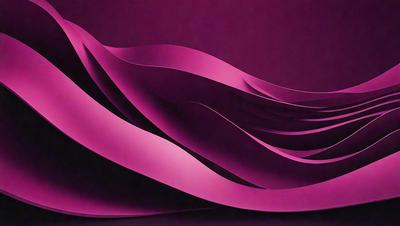 The primary subject of the image is a purple, flowing, and curved design. The setting is a dark background, which contrasts with the vibrant purple color of the design. The visual style appears to be a combination of digital art and illustration, creating a unique and eye-catching pattern. The colors and mood of the image are predominantly purple, giving it a sense of elegance and sophistication.