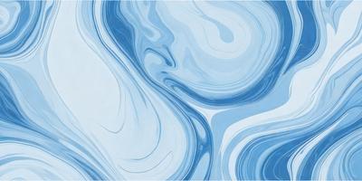 The primary subject of the image is a blue and white swirling pattern, which appears to be a painting or a digital artwork. The setting is a blue background, and the visual style is a combination of digital art and painting. The colors and mood of the image are predominantly blue and white, creating a sense of calmness and tranquility.
