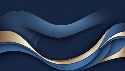 The primary subject of the image is a blue and white wave, which is the main focus of the scene. The wave is depicted in a digital art style, giving it a modern and visually appealing appearance. The setting is a dark blue background, which contrasts with the wave and adds depth to the image. The overall atmosphere is calm and serene, as the wave gently rises and falls in the darkness.