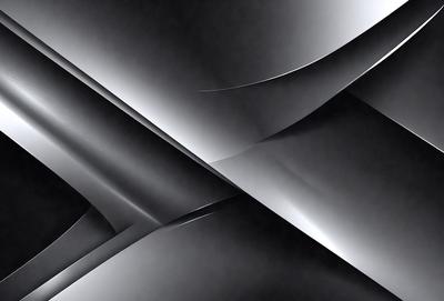 The primary subject of the image is a black and white photo of a curved surface, possibly a piece of art or a sculpture. The setting is a black background, which emphasizes the curves and lines of the subject. The visual style is a close-up of the curved surface, showcasing its intricate details. The colors and mood of the image are predominantly black and white, giving it a timeless and elegant appearance.