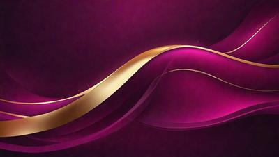 The primary subject of the image is a purple and gold swirl pattern. The setting is a dark background, which contrasts with the vibrant colors of the swirl pattern. The visual style is a digital art or illustration, as the swirl pattern is created using a computer or digital tools. The colors and mood of the image are energetic and lively, with the purple and gold colors evoking a sense of movement and dynamism.