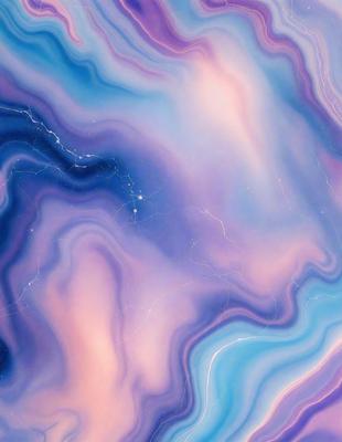 The primary subject of the image is a purple and blue swirling pattern, which appears to be a digital art or illustration. The setting is a space with a backdrop of a purple and blue swirling pattern, creating a visually striking and unique atmosphere. The visual style of the image is a combination of digital art and illustration, giving it a modern and artistic appearance. The dominant colors in the image are purple and blue, which contribute to the overall mood of the scene.