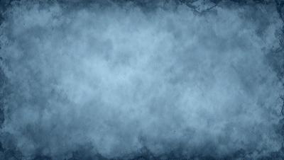 The primary subject of the image is a large, blue, cloudy sky. The setting is a vast, open space with no visible landmarks or objects. The visual style is a combination of a photo and digital art, creating a unique and artistic representation of the sky. The colors and mood of the image are predominantly blue, with a slightly moody atmosphere.
