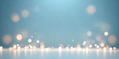 The primary subject of the image is a blue background with a pattern of white lights. The setting is a dark room, and the visual style is a digital art or illustration. The dominant colors are blue and white, creating a calm and serene atmosphere.