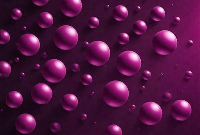 The primary subject of the image is a purple background with numerous purple bubbles scattered across it. The setting appears to be a dark or purple-toned environment, which adds to the overall mood of the image. The visual style of the image is a combination of a photo and digital art, creating a unique and eye-catching pattern. The colors and mood of the image are predominantly purple, giving it a calming and serene atmosphere.
