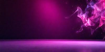 The primary subject of the image is a purple wall with a pink background. The setting is a room with a purple floor. The visual style is a digital art, illustration, or drawing. The dominant colors are purple and pink, creating a warm and inviting atmosphere.