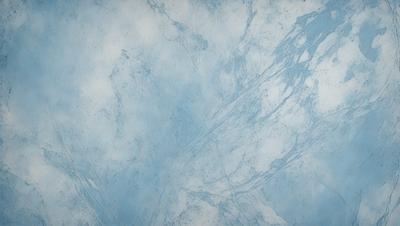 The primary subject of the image is a blue and white marbled wall. The setting is a room with a blue and white marbled wall as the main focus. The visual style is a photo, and the colors and mood are predominantly blue and white, creating a calm and serene atmosphere.