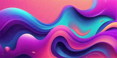 The primary subject of the image is a vibrant, colorful, and abstract artwork. The setting is a pink and purple background, which adds to the overall mood of the piece. The visual style is a combination of digital art and illustration, creating a unique and eye-catching design. The colors and mood of the artwork are predominantly pink and purple, giving it a warm and inviting atmosphere.