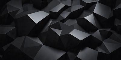 The primary subject of the image is a black and white geometric pattern. The setting is a dark background, which contrasts with the pattern. The visual style is a combination of a photo and digital art, creating a unique and intricate design. The dominant colors are black and white, giving the image a classic and timeless appearance. The overall atmosphere is one of sophistication and elegance.