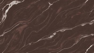 The primary subject of the image is a marble surface with a brown and white pattern. The setting is a room with a brown and white marble wall. The visual style is a close-up of the marble surface, showcasing its intricate pattern. The colors and mood of the image are warm and earthy, with the brown and white marble creating a natural and elegant atmosphere.