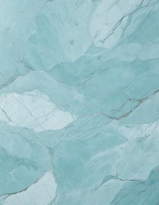 The primary subject of the image is a blue marble wall with a pattern of holes in it. The setting is a room with a blue marble floor. The visual style is a close-up of the marble wall, showcasing its unique texture and design. The dominant colors are blue and white, creating a calm and serene atmosphere.