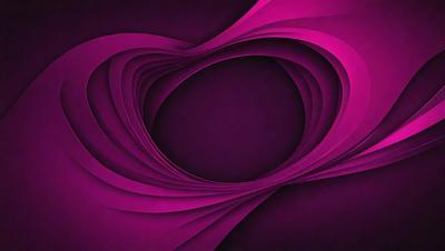 The primary subject of the image is a purple, swirling, and curved design. The setting is a purple background, which complements the design. The visual style is a combination of digital art and illustration, creating a unique and eye-catching pattern. The colors and mood of the image are predominantly purple, giving it a calming and soothing atmosphere.