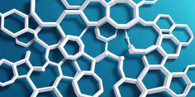 The primary subject of the image is a close-up of a white and blue patterned wall. The setting is a blue wall with white hexagonal shapes, creating a visually appealing and unique design. The visual style of the image is a close-up of the wall, showcasing the intricate pattern and texture. The colors and mood of the image are predominantly blue and white, giving it a clean and modern appearance.