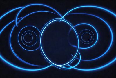 The primary subject of the image is a blue circle, which is the main object, scene, or focus of the image. The setting or background is a dark, black surface, which creates a contrast with the blue circle. The visual style of the image is digital art, as it appears to be a digital creation or manipulation. The colors and mood of the image are predominantly blue, with a slightly mysterious or futuristic atmosphere.