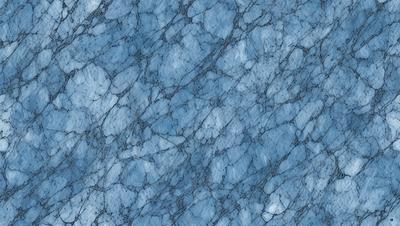 The primary subject of the image is a blue marble wall with a pattern of white and blue swirls. The setting is a room with a blue marble wall, and the visual style is a close-up of the marble wall. The dominant colors are blue and white, creating a calm and serene atmosphere.