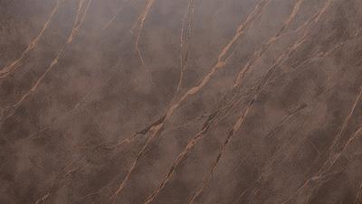 The primary subject of the image is a close-up of a brown marble wall. The setting is a room with a brown marble wall, and the visual style is a photo. The dominant colors are brown and beige, creating a warm and earthy atmosphere.