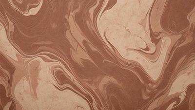 The primary subject of the image is a brown and white marbled surface, which appears to be a piece of wood. The setting is a close-up view of the marbled surface, showcasing its intricate patterns and textures. The visual style of the image is a close-up, possibly a photo or a digital art piece, capturing the details of the marbled surface. The colors and mood of the image are warm and earthy, with the brown and white tones creating a sense of natural beauty and elegance