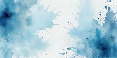 The primary subject of the image is a painting or drawing of a blue and white background with splashes of blue and white paint. The setting appears to be a white surface, possibly a canvas or paper. The visual style is artistic, with the blue and white colors creating a sense of depth and contrast. The overall atmosphere is creative and visually appealing.