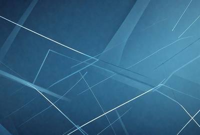 The primary subject of the image is a blue background with a pattern of white lines. The setting appears to be a digital art or illustration, as the lines are not realistic and the overall atmosphere is abstract and modern. The colors and mood of the image are predominantly blue and white, creating a clean and minimalist appearance.