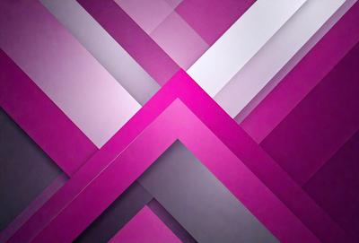 The primary subject of the image is a large, colorful, and abstract design. The design features a combination of pink, purple, and gray colors, creating a visually striking pattern. The setting is a wall, and the visual style appears to be a digital art or illustration. The overall atmosphere of the image is vibrant and eye-catching, with the design likely serving as a decorative element or artistic expression.