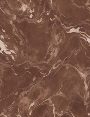 The image features a brown marble-like surface with a pattern of swirls and waves. The setting appears to be a bathroom, as the marble is likely a countertop or a wall. The visual style is a close-up of the marble, showcasing its intricate design. The colors and mood of the image are warm and natural, with the brown marble providing a sense of elegance and sophistication.