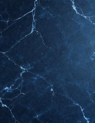 The primary subject of the image is a blue marble wall with a pattern of white and blue veins. The setting is a room with a blue background, and the visual style is a close-up of the marble wall. The colors and mood of the image are predominantly blue, creating a calm and serene atmosphere.