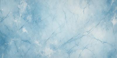 The primary subject of the image is a blue marble wall with a white background. The visual style appears to be a photo, and the colors and mood are predominantly blue and white, creating a clean and serene atmosphere.
